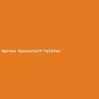 Hartes Kunststoff-Telefon