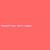 Eigenwilliger Wolle-Lappen