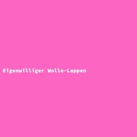Eigenwilliger Wolle-Lappen
