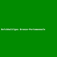 Reichhaltiges Bronze-Portemonnaie