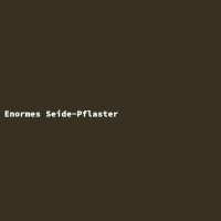 Enormes Seide-Pflaster