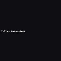 Tolles Beton-Bett