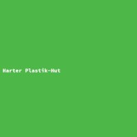 Harter Plastik-Hut