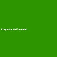 Elegante Wolle-Gabel