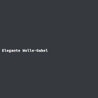 Elegante Wolle-Gabel