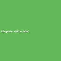 Elegante Wolle-Gabel
