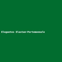 Elegantes Elastan-Portemonnaie