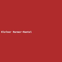 Kleiner Marmor-Mantel