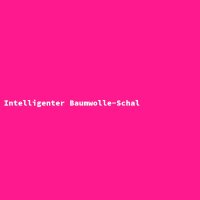 Intelligenter Baumwolle-Schal