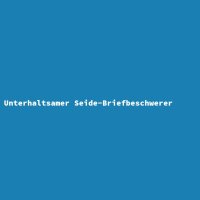 Unterhaltsamer Seide-Briefbeschwerer