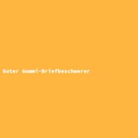 Guter Gummi-Briefbeschwerer