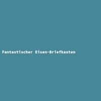 Fantastischer Eisen-Briefkasten