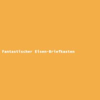 Fantastischer Eisen-Briefkasten