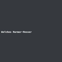 Weiches Marmor-Messer