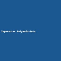 Imposantes Polyamid-Auto