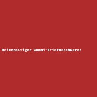 Reichhaltiger Gummi-Briefbeschwerer