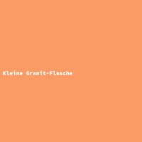 Kleine Granit-Flasche
