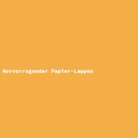 Hervorragender Papier-Lappen