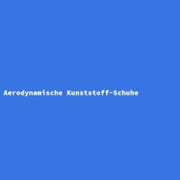 Aerodynamische Kunststoff-Schuhe