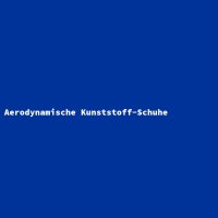 Aerodynamische Kunststoff-Schuhe
