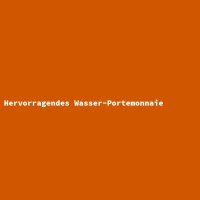 Hervorragendes Wasser-Portemonnaie
