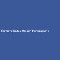 Hervorragendes Wasser-Portemonnaie