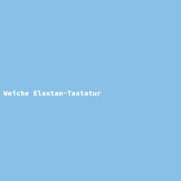 Weiche Elastan-Tastatur