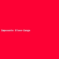 Imposante Eisen-Zange