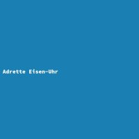 Adrette Eisen-Uhr