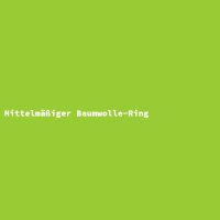Mittelm&auml;&szlig;iger Baumwolle-Ring