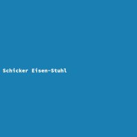 Schicker Eisen-Stuhl