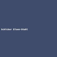 Schicker Eisen-Stuhl