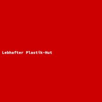 Lebhafter Plastik-Hut