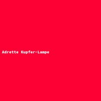 Adrette Kupfer-Lampe