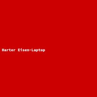 Harter Eisen-Laptop