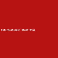 Unterhaltsamer Stahl-Ring