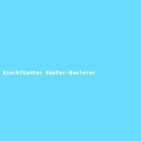 Exorbitanter Kupfer-Rasierer