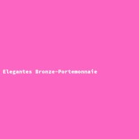 Elegantes Bronze-Portemonnaie