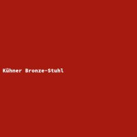 K&uuml;hner Bronze-Stuhl