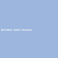 Beliebte Stahl-Tastatur