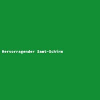 Hervorragender Samt-Schirm