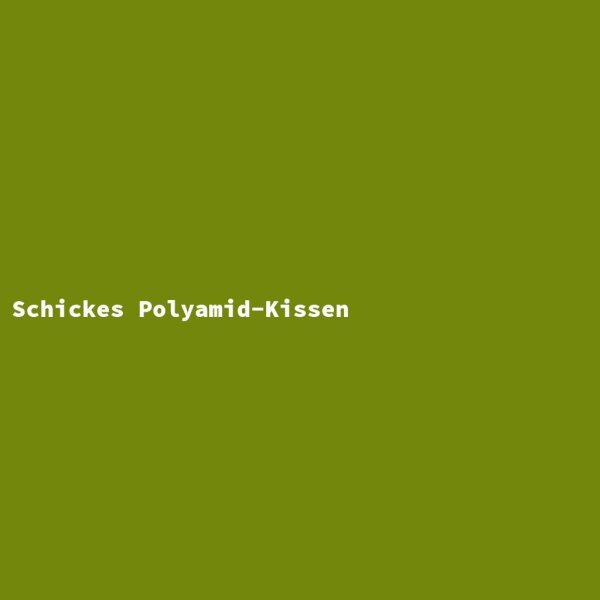 Schickes Polyamid-Kissen