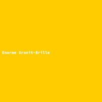 Enorme Granit-Brille