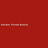 Schicker Viscose-Klositz