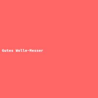 Gutes Wolle-Messer