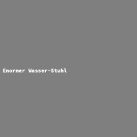 Enormer Wasser-Stuhl