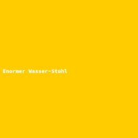 Enormer Wasser-Stuhl