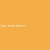 Guter Marmor-Rasierer