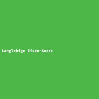 Langlebige Eisen-Socke