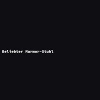 Beliebter Marmor-Stuhl